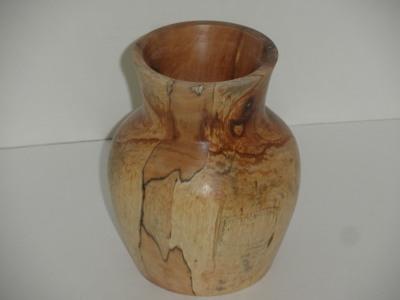 Spalted Peach Vase - March 2012