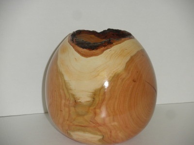Cherry Vase (Natural Edge) - Feb 2012