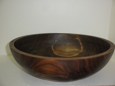 14” Walnut Salad Bowl December 2012