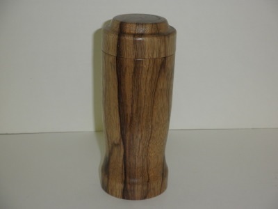 Zebra wood box - January 2013