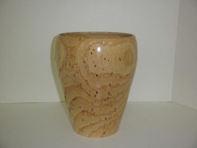 Wormy Silver Maple Vase - January 2013