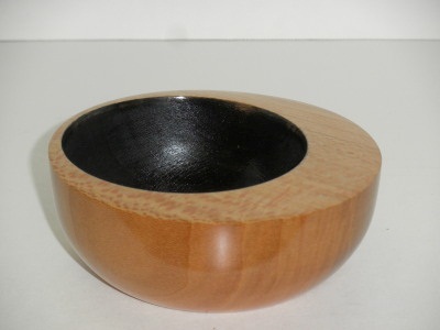 Eccentric Turned Sycamore W/Black Dye - July 2012