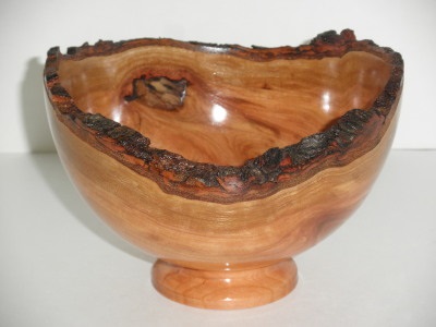 Cherry Natural Edge Bowl - Oct 2012