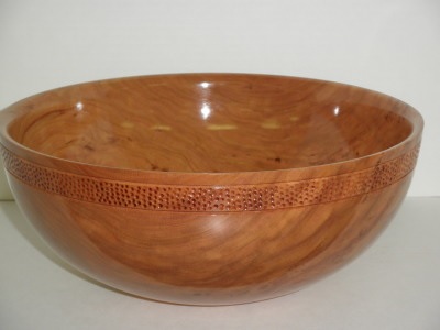 Fifteen Inch Cherry Salad Bowl - Jan 2013