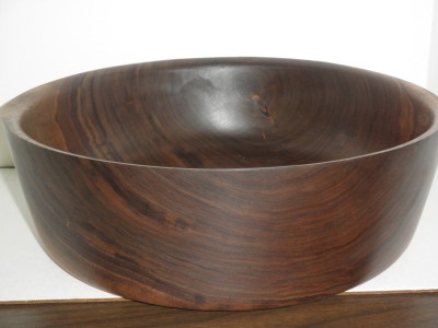 Large Walnut Salad Bowl - Jan 2013