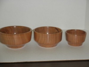 December 2015 Mike Canfileld Small Cherry Bowls