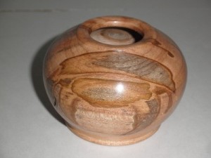 May 2016 Mike Patrick Wormy Maple Hollow Form