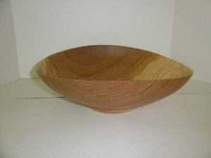 May 2016 Steve Sabinash Warped Oak Bowl